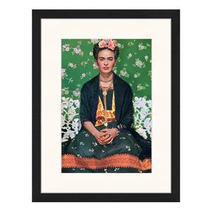 Tableau déco Frida Kahlo en Vogue Hêtre massif / Plexiglas - 32 x 42 cm
