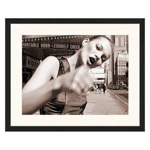 Bild Young Kate in NY Buche massiv / Plexiglas - 52 x 42 cm