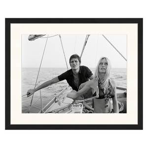 Afbeelding Delon and Bardot Massief beukenhout/plexiglas - 52 x 42 cm