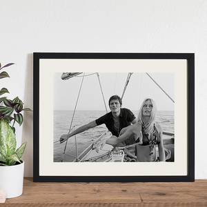 Afbeelding Delon and Bardot Massief beukenhout/plexiglas - 52 x 42 cm