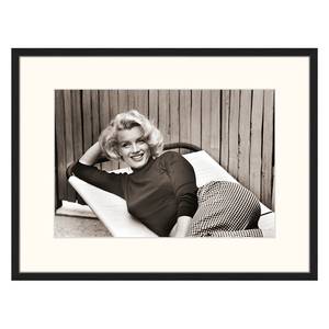 Tableau déco Marilyn Garden Shoot Hêtre massif / Plexiglas - 62 x 82 cm