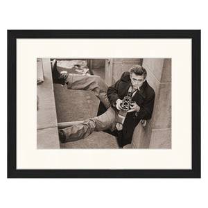 Bild James Dean Buche massiv / Plexiglas - 42 x 32 cm