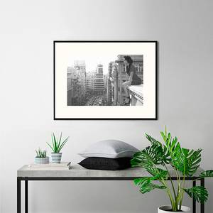 Bild Vintage City Buche massiv / Plexiglas - 82 x 62 cm