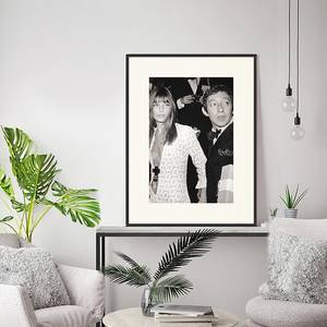 Bild Serge Gainsbourg and Jane Birkin Buche massiv / Plexiglas - 62 x 82 cm