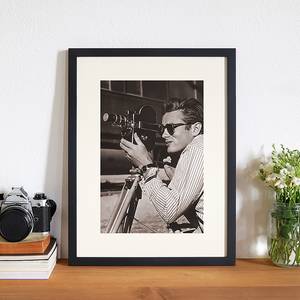 Afbeelding James Dean Massief beukenhout/plexiglas - 32 x 42 cm