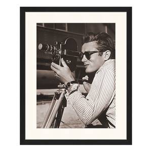 Afbeelding James Dean Massief beukenhout/plexiglas - 42 x 52 cm