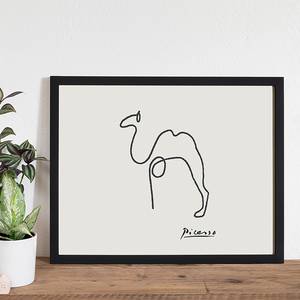 Bild Camel Buche massiv / Plexiglas - 52 x 42 cm