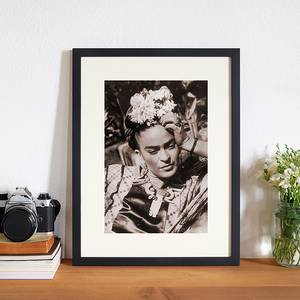 Afbeelding Frida Kahlo Massief beukenhout/plexiglas - 32 x 42 cm