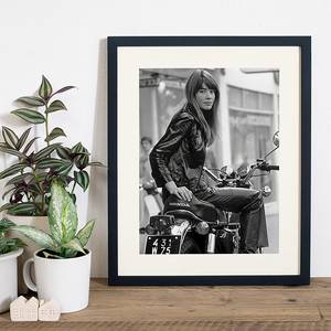 Tableau déco Françoise Hardy Hêtre massif / Plexiglas - 42 x 52 cm