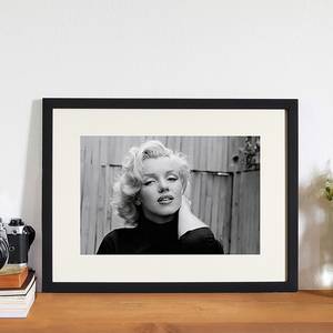 Bild Marilyn Monroe I Buche massiv / Plexiglas - 32 x 42 cm