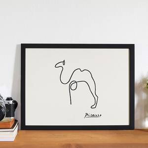 Bild Camel Buche massiv / Plexiglas - 42 x 32 cm