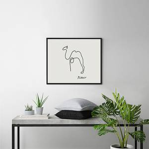 Tableau déco Camel Hêtre massif / Plexiglas - 62 x 52 cm