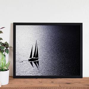 Tableau déco Sailing at Sunset Hêtre massif / Plexiglas - 52 x 42 cm