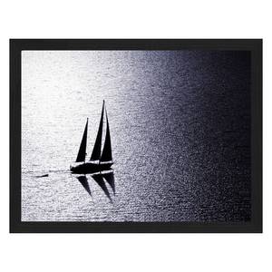 Tableau déco Sailing at Sunset Hêtre massif / Plexiglas - 42 x 32 cm