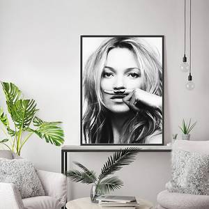 Bild Kate Moss II Buche massiv / Plexiglas - 62 x 82 cm