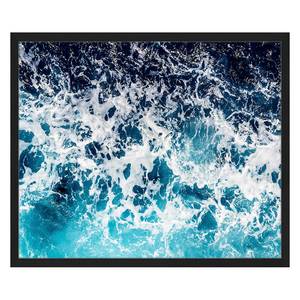 Bild Deepblue Buche massiv / Plexiglas - 62 x 52 cm