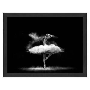 Bild Dancing with Powder Buche massiv / Plexiglas - 42 x 32 cm