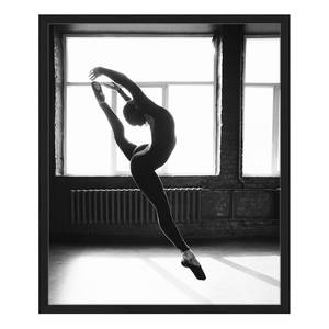 Afbeelding Ballerina Dancing Indoors Massief beukenhout/plexiglas - 52 x 62 cm