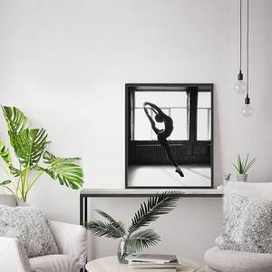 Tableau déco Ballerina Dancing Indoors Hêtre massif / Plexiglas - 52 x 62 cm