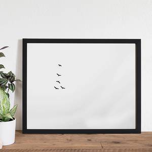 Tableau déco Birds Flying Hêtre massif / Plexiglas - 52 x 42 cm