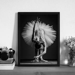 Afbeelding Ballerina Massief beukenhout/plexiglas - 32 x 42 cm