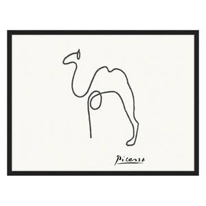 Afbeelding Camel Massief beukenhout/plexiglas - 82 x 62 cm