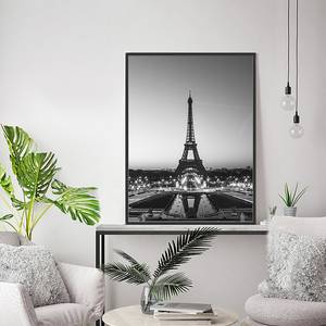 Afbeelding Eiffel Tower Massief beukenhout/plexiglas - 62 x 82 cm
