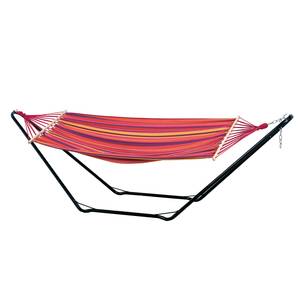 Hamac avec support en métal Beach Tissu mélangé / Acier - Multicolore