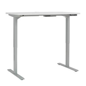 Bureau eDJUST I Gris clair / Gris platine