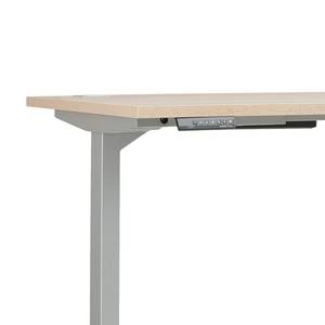 Bureau eDJUST II Sonoma eikenhouten look/platinakleurig