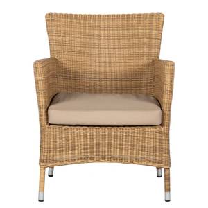 Fauteuils jardin Calla Millor (lot de 2) Tressage Lloyd Loom - Marron / Beige