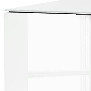Sideboard Shino III Glas Weiß / Eiche Riviera Dekor