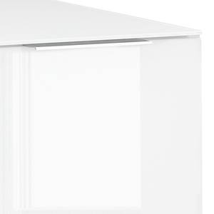 Sideboard Shino I Glas Weiß / Weiß