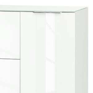 Sideboard Shino IV Glas Weiß / Weiß