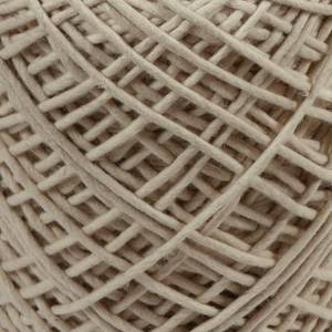 Pouf Rope II Wolle / Polyester - Natur