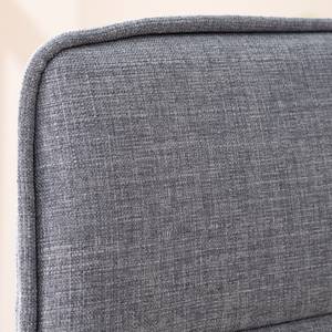 Chaises capitonnées Vallrun (lot de 2) Tissu / Frêne massif - Gris clair