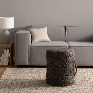 Pouf Cup Wolle / Polyester - Grau