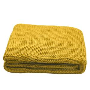 Plaid T-Plain Knit Geweven stof - Geel