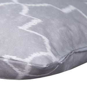 Kissenbezug T-Chalk Drawing Baumwollstoff - Hellgrau / Weiß