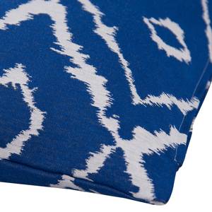 Housse de coussin T-Big Squares Tissu - Bleu foncé - 50 x 50 cm