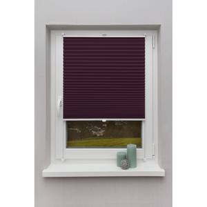 Plissee Klemmfix Fyn Webstoff - Aubergine - 40 x 130 cm