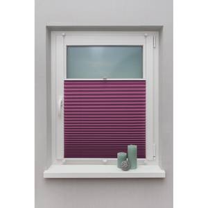 Plissé Klemmfix Fyn Geweven stof - Fuchsia - 50 x 130 cm