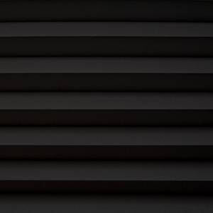 Plissé Klemmfix Fyn Geweven stof - Zwart - 60 x 130 cm