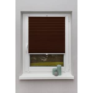 Plissee Klemmfix Fyn Webstoff - Braun - 50 x 130 cm