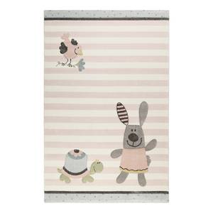 Tapis enfant Happy Friends Tissu - Abricot pastel - 200 x 290 cm