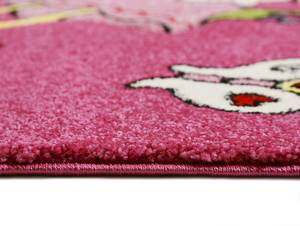 Kindervloerkleed Pinky Queeny Geweven stof - roze - 80 x 150 cm