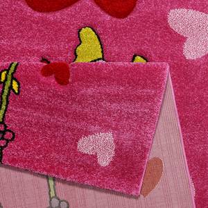 Kindervloerkleed Pinky Queeny Geweven stof - roze - 80 x 150 cm