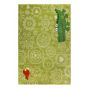 Tapis enfant Crocodile Tissu - Vert - 160 x 225 cm