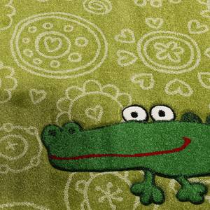 Tapis enfant Crocodile Tissu - Vert - 160 x 225 cm