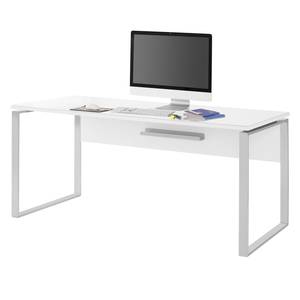 Bureau YES I Blanc - Bois manufacturé - 180 x 76 x 76 cm